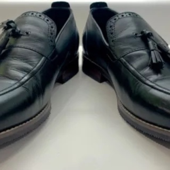Hart Schaffner Marx Black Leather Loafers - Picture 3 of 3